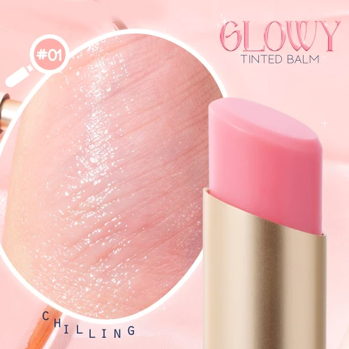 OD5004 odbo Glowy Tinted Balm โอดีบีโอ โกลว์วี่ ลิปสติก ทิ้น บาล์ม 3g